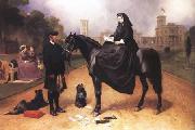 Queen Victoria at Osborne House (mk25) Sir Edwin Landseer